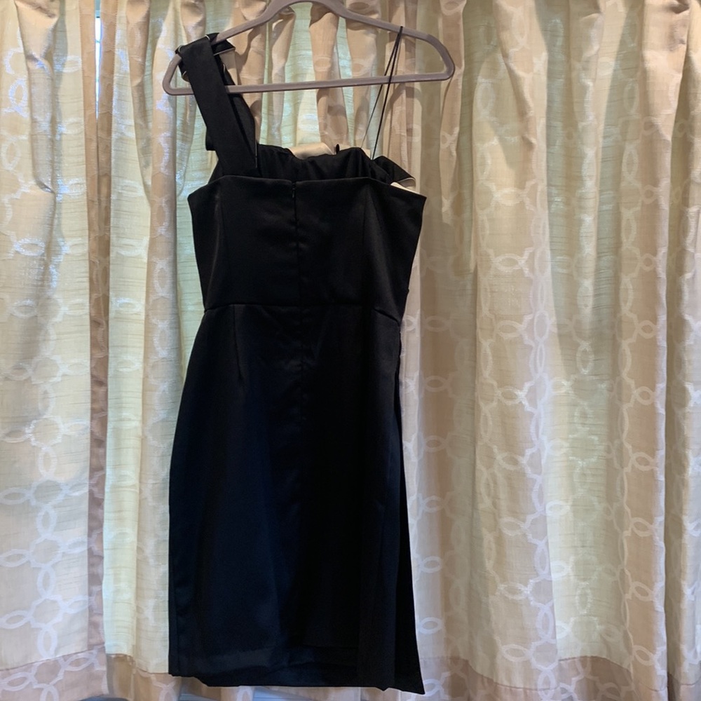 Rabbit Rabbit Rabbit Designs One Shoulder Black D… - image 3